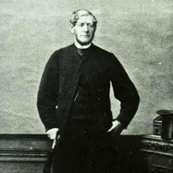 A nineteenth-century photograph of a member of the Mann family, jeweller of Gloucester and Cheltenham