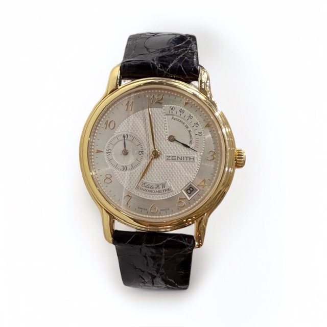 Zenith Elite HW Chronometre, crocodile strap, bench-serviced.
